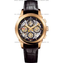 Perrelet Chronograph Skeleton GMT A3007.9 Mens wristwatch
