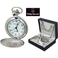Philip Mercier Quartz Pocket Watch
