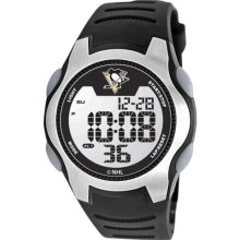 Pittsburgh Penguins watches : Pittsburgh Penguins Training Camp Watch - Silver/Black