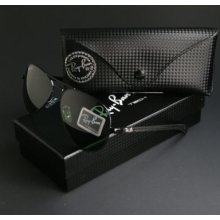 Polarized Ray Ban Aviator Tech Sunglasses Black/green Rb8307 002/n5 58mm