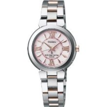 Powdery Pink Ladies Ssve045 Lukia Rukia Radio Watch Seiko F/s From Japan