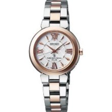 Powdery White Lukia Rukia Ssve046 Ladies Watch Seiko F/s From Japan