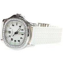 Preowned Patek Philippe Stainless Steel Diamond Aquanaut Women's Watch