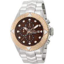 Pro Diver Galaxy Chronograph Stainless Steel Case And Bracelet Brown T