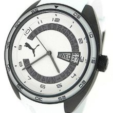 PUMA DAY AND DATE RUBBER STRAP 50M MENS WATCH