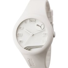 PUMA 'Form' Silicone Watch White