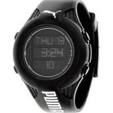 Puma Motorsport Black Ladies Digital Watch Pu910782004 Sport Accessory