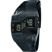Puma Unisex 'turn Ii' Metallic Black Digital Watch