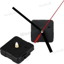 Quartz Clock Movement Mechanism Black Repair Tool Kit + Hands