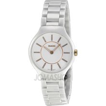 Rado Thinline Jubile White Ceramic Ladies Watch R27958702