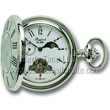 Rapport of London Chrome Plated Mechanical Pocket Watch