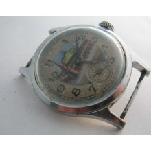 Rare Soviet watch POBEDA mens wrist watch made in USSR 60s