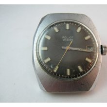 Rare Soviet watch Poljot . Vintage mens watch Ussr 80s 30j