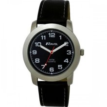 Ravel Boy's Quartz Watch With Blue Dial Analogue Display And Black Plastic Or Pu Strap R5-2.3B