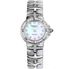 Raymond Weil Parsifal Diamond Mother of Pearl Dial Stainless Steel Ladies Watch 9691-SCS-97081
