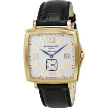 Raymond Weil Tradition Automatic Ivory Dial Gold-Plated Mens Watch 2836-P-00807
