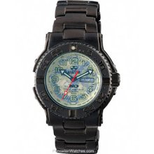 Reactor Mens Trident Camo Black Nitride Stainless Steel 59524