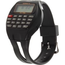 Rectangle Style Multi-purpose Electronic Wrist Calculator Watch