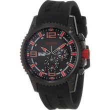 Red Line Men's Watch Rl 50031 Bb O1rd Boost Black Dial Black Silicone