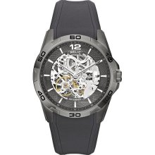 Relic Mens Automatic Black Rubber Watch