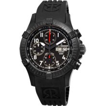 Revue Thommen Watches Men's Chronograph Black Full Calendar Dial Chro