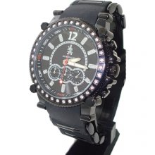 Richard & Company Men's Diamond Watch Black Case 1.00ct
