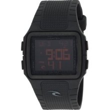 Rip Curl Men's A2397 Mid Drift Midnight Black Polyurethane Watch Wrist