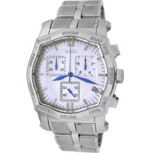 Roberto Bianci 9092Dia Wht Men'S 9092Dia Wht Quot Prestigio-Diamond Quot Chronograph Watch