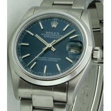 Rolex 31mm Datejust midsize Blue Stick 78240
