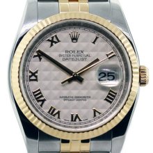 Rolex Datejust 116233 Pyramid Dial Gents Watch