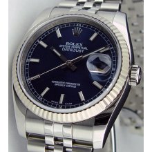 Rolex Datejust Blue Index 116234