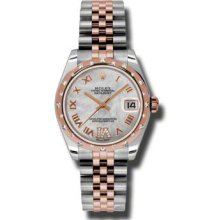 Rolex Datejust Midsize Diamonds 178341 bkdro Womens Watch