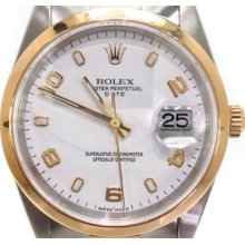 Rolex Datejust Steel and Yellow Gold 152033 Diamond Watch Collection