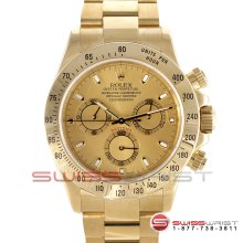 Rolex Daytona Yellow Gold Champagne Dial 116528 40MM Model