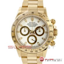 Rolex Daytona Yellow Gold White Dial 116528 40MM Model