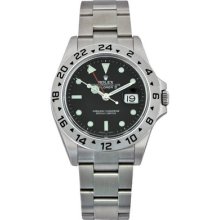 Rolex Explorer Ii Black Index Dial Oyster Bracelet Mens Watch 16570-bkso