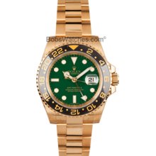 Rolex GMT Master II Ceramic Gold Green Dial