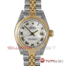 Rolex Ladies Datejust Two Tone MOP Roman Jubilee All Original