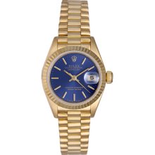 Rolex Ladies President 18k Yellow Gold Automatic Watch 69178