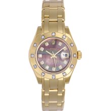 Rolex Masterpiece/Pearlmaster 18k Ladies Watch 80318