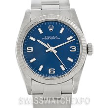 Rolex Midsize Datejust Steel 18K white Gold Watch 67514