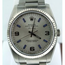 Rolex Oyster Perpetual Airking Unisex 34mm Stainless Steel $6,000.00 Watch.