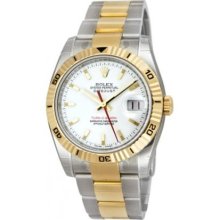 Rolex Oyster Perpetual Datejust Two-Tone Mens Watch 116263-WSO