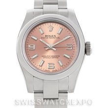 Rolex Oyster Perpetual Nondate Ladies Steel Watch 176200 Unworn