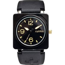 RumbaTime Unisex Hudson Analog Watch - Orange - One Size