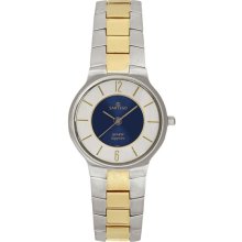 Sartego Ladies Two Tone Seville Dress Watch Blue Dial SVQ863