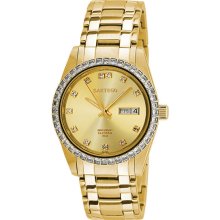 Sartego Men's Gold Tone Automatic Dress Watch Champagne Dial SGGD24