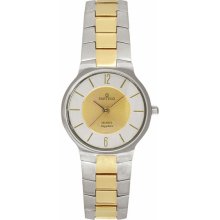 Sartego Men's Two Tone Seville Dress Watch Gold Dial SVQ442