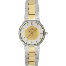 Sartego SVQ862 Two Tone Seville Dress Watch Gold Dial ...