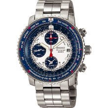 Seiko Alarm Chronograph Flight Computer Mens Watch SNA413